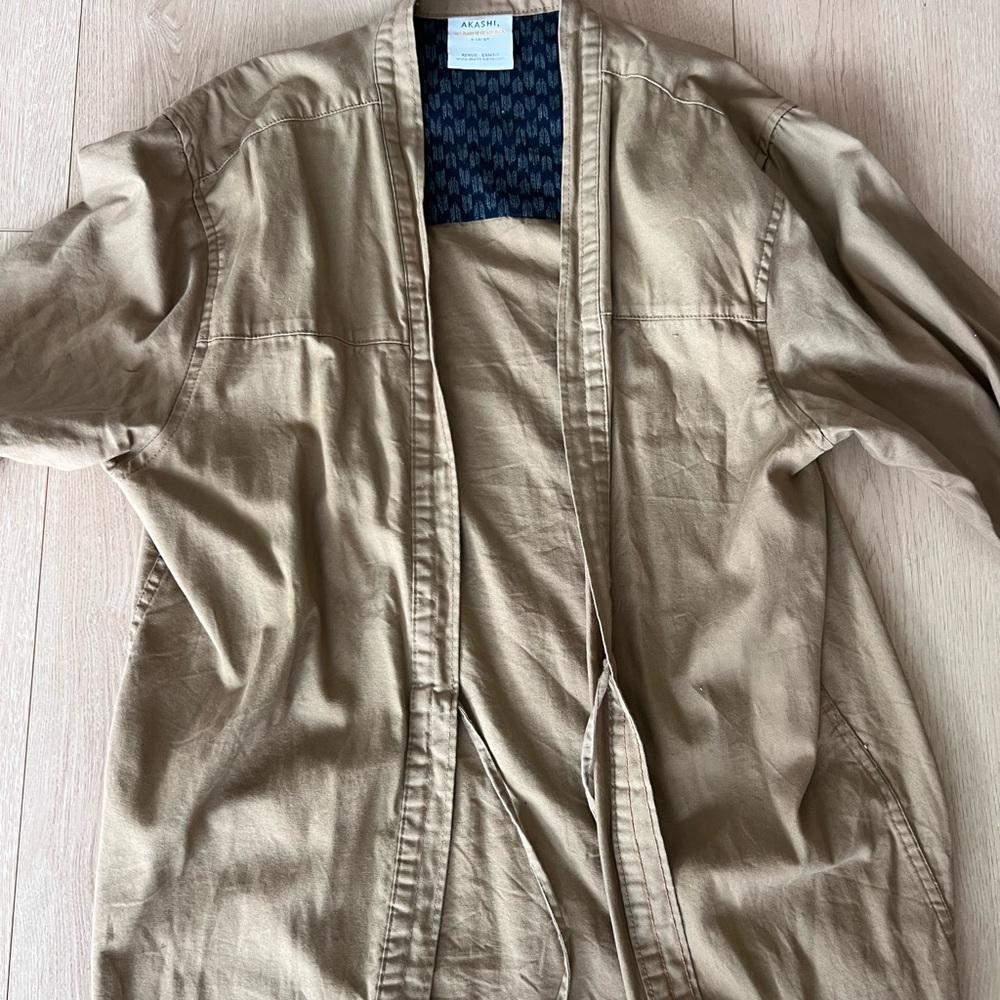Tan Men's Kimono Jacket